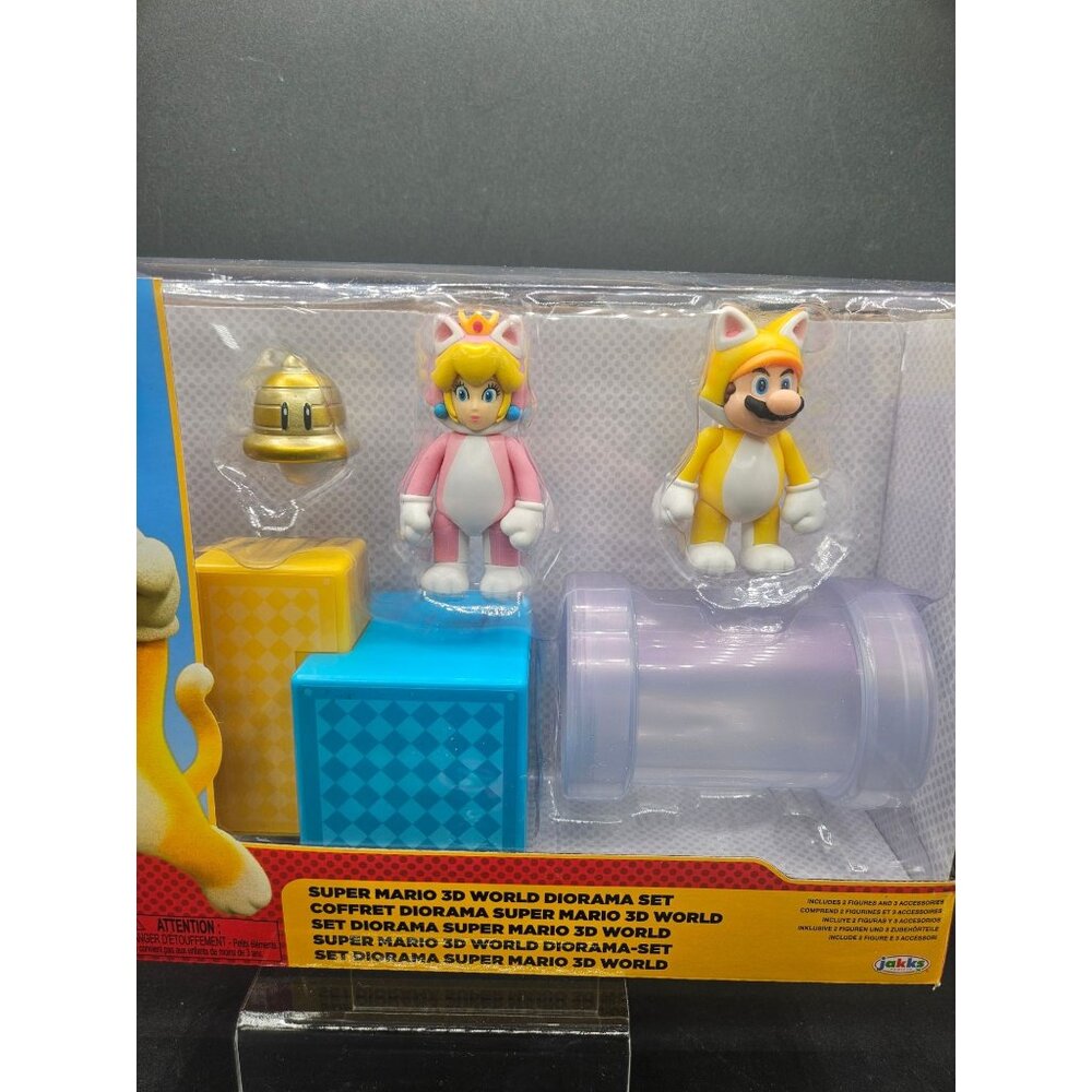 Super Mario 3D World + Bowsers Fury Diorama Set With Figures & Accessories - Picture 3 of 9